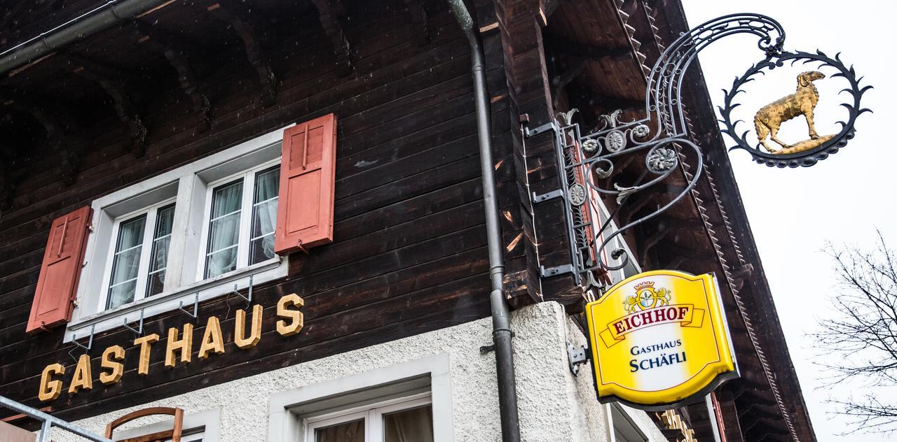 Gaestehaus Schaefli Intschi ภายนอก รูปภาพ